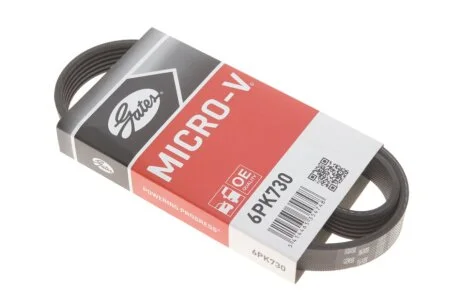 Поліклиновий ремінь GATES 6PK730