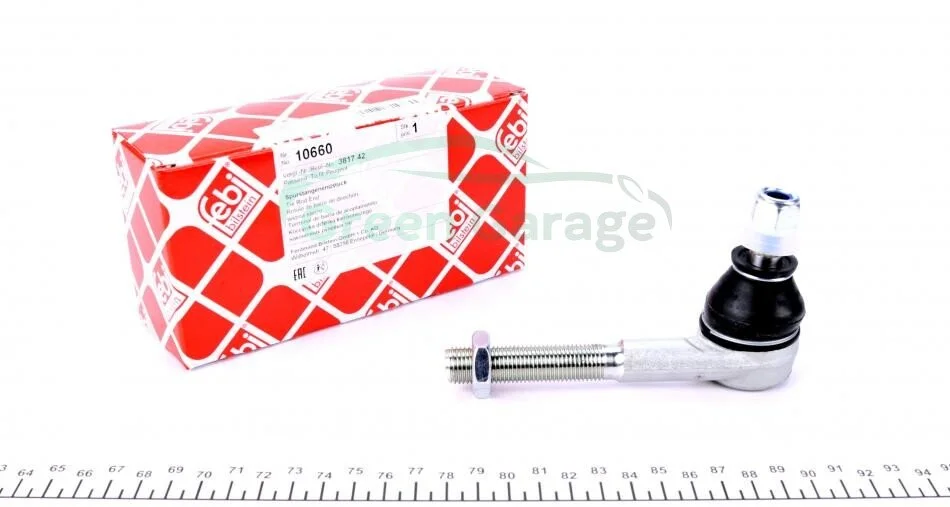 Накінечник рульової тяги CITROEN C4 04 - передн. міст праворуч (Вир-во FEBI) FEBI BILSTEIN 10660 (фото 1)