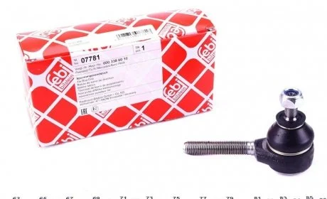 Кермовий наконечник FEBI BILSTEIN 07781