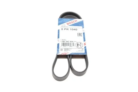 Ремень п-клиновой 5pk1040 (пр-во Bosch) BOSCH 1987947924