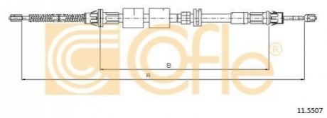 Трос ручника COFLE 115507