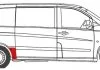 Ремонтна частина крила задн прав (передня частина, коротка модель) MERCEDES VITO / VIANO W639 09.03-10.10 BLIC 6504033542572P (фото 2)