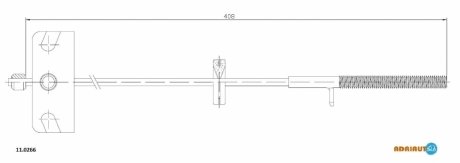 Трос ручного гальма ADRIAUTO 110266