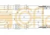 Трос ручника COFLE 115858 (фото 1)