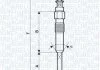 Свічка розжарювання MAGNETI MARELLI 062900039304 (фото 1)