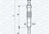 Свічка розжарювання MAGNETI MARELLI 062900034304 (фото 2)