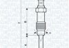 Свічка розжарювання MAGNETI MARELLI 062900046304 (фото 2)