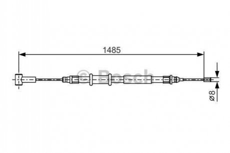 Трос BOSCH 1987482214