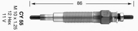 Свічка розжарювання NGK 3861