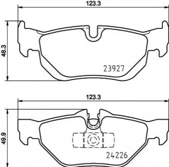 Klocki ham. tyі BMW HELLA 8DB355031781