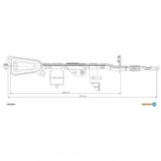 Трос ручного гальма ADRIAUTO 2802381