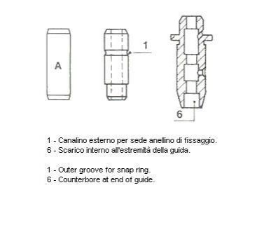 Направляюча клапана METELLI 01S2911