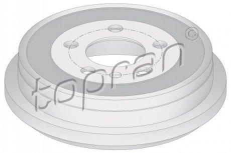Гальмівний барабан TOPRAN / HANS PRIES 110039