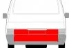 Ремонтна панель дверей задн (обшивка, нижня частина) VW TRANSPORTER T4 07.90-04.03 BLIC 6508049558720P (фото 2)