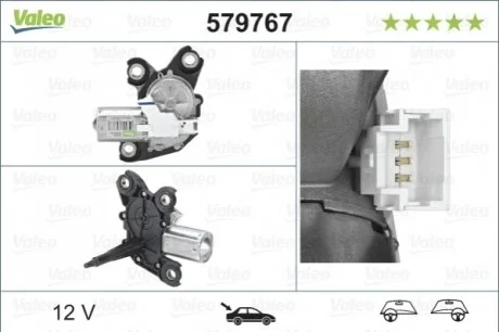 Мотор склоочисника VALEO 579767
