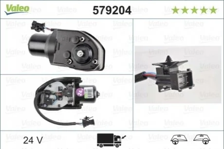 Мотор склоочисника VALEO 579204