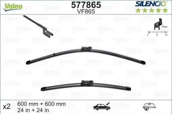Щітки склоочисника VALEO 577865 (фото 1)