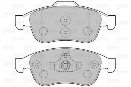 Колодки гальмівні VALEO 301059