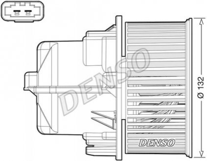 Wentylator wnetrza DENSO DEA33002