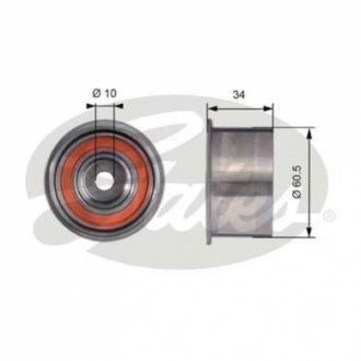 Ролик направляючий GATES T41226 (фото 1)
