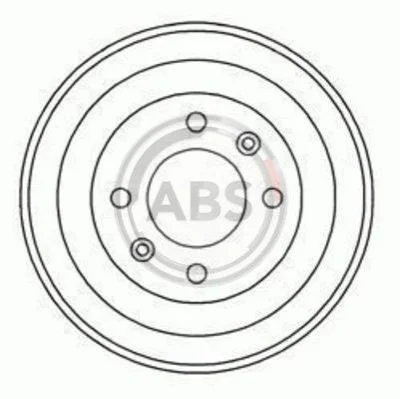 Гальмівний барабан A.B.S. 5255S (фото 1)