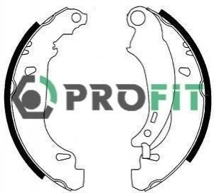 Гальмівні накладки PROFIT 50010576