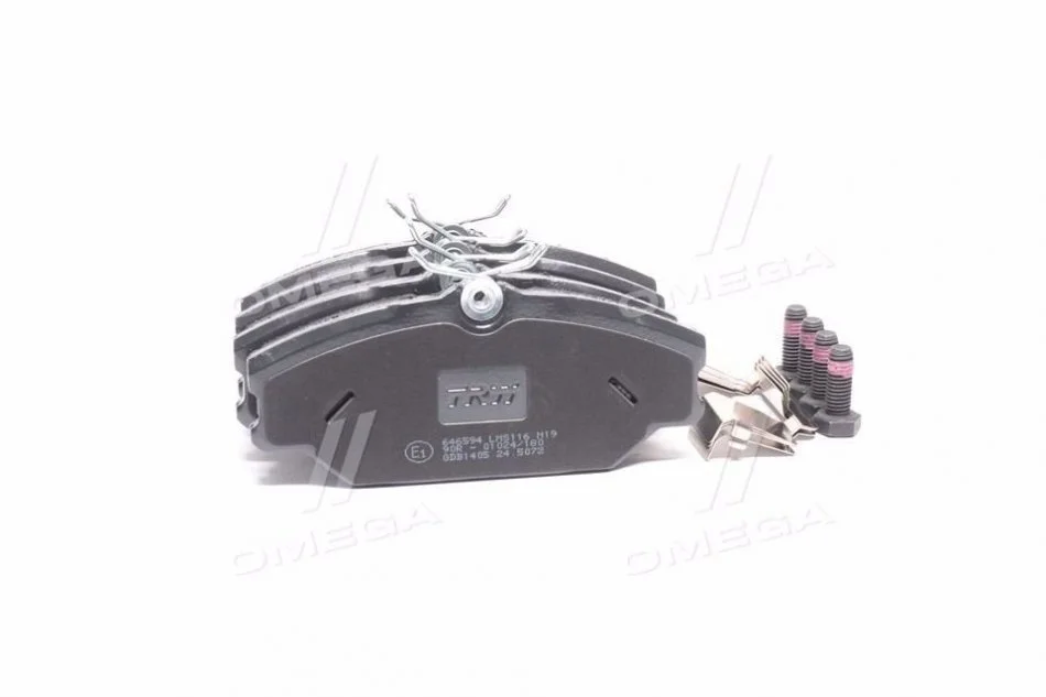 Колодка торм. диск. RENAULT LAGUNA, MEGANE, передн. (пр-во) TRW GDB1405 (фото 1)