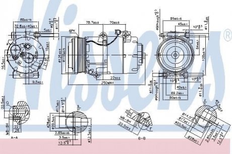 Компресор кондиціонера NISSENS 890090