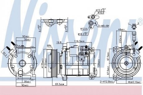 KOMPRESOR KLIMAT. NISSENS 890152