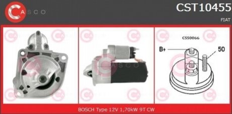 Стартер 12V 1.7KW CASCO CST10455AS