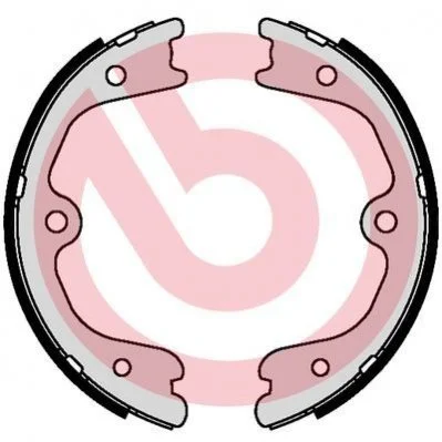 Гальмівні колодки барабанні BREMBO S56552 (фото 1)