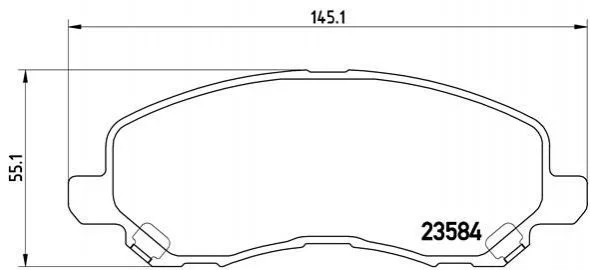 Гальмівні колодки BREMBO P54030X (фото 1)