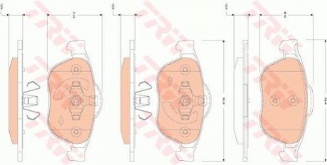 Гальмівні колодки TRW GDB1823