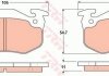 Гальмівні колодки TRW GDB1305 (фото 1)