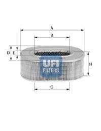 Фільтр повітряний UFI 2719600