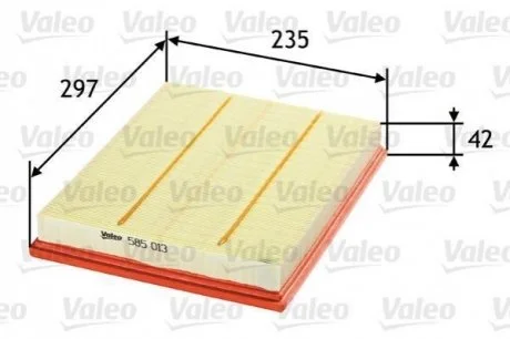 Фільтр повітряний VALEO 585013