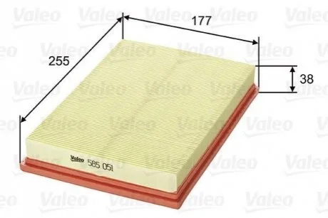 Фільтр повітряний VALEO 585051