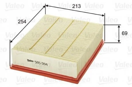 Фільтр повітряний VALEO 585094