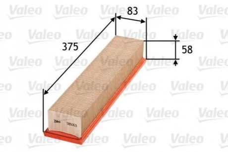 Фільтр повітряний VALEO 585003