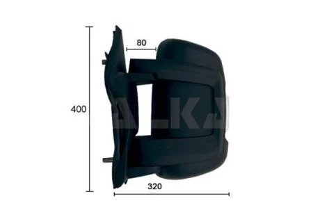 Дзеркало зовнішнє ALKAR 9235922