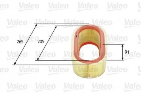 Фільтр повітряний VALEO 585647