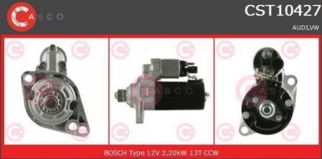 Стартер 12V 2.2KW CASCO CST10427AS