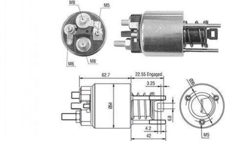 Соленоїд стартера MAGNETI MARELLI 940113050423