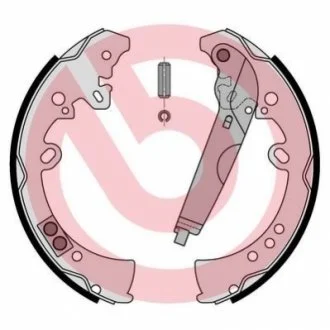 Гальмівні колодки барабанні BREMBO S83570