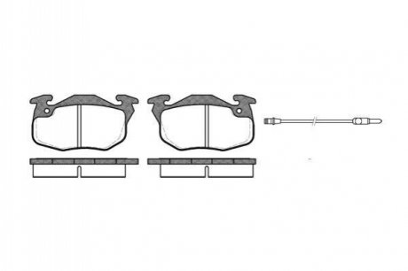 Гальмівні колодки WOKING P092312