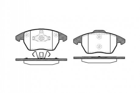 Гальмівні колодки WOKING P1130310