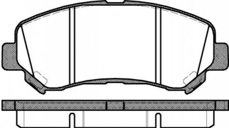 Гальмівні колодки WOKING P1218300