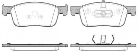 Гальмівні колодки WOKING P1619300