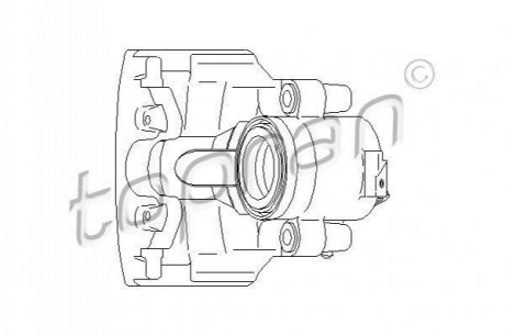 Супорт гальмівний TOPRAN / HANS PRIES 110288