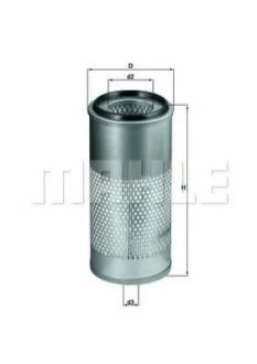 Фільтр повітряний MAHLE / KNECHT LX952